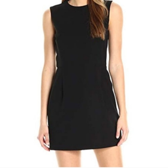 French Connection Dresses & Skirts - French Connection Whisper Black Sundae Suiting High-Neck Dress, NWT, Size 0